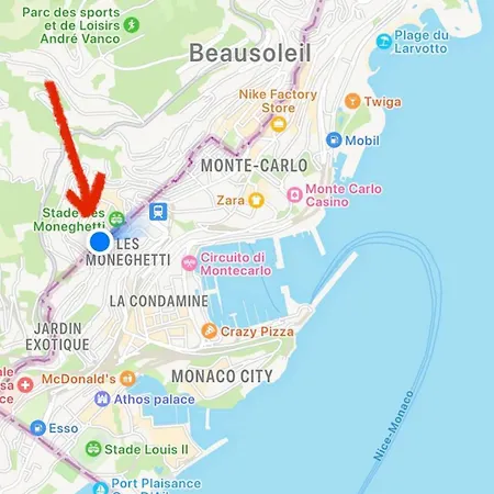 Monte Carlo Border One Bedroom Appartement *